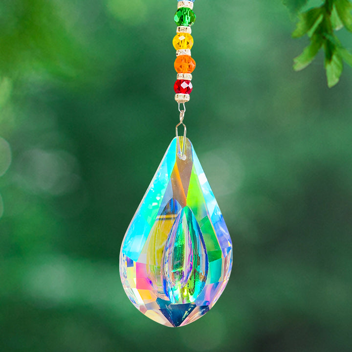 Metal Sheet DIY Crystal Ball Window Ornament Pendant