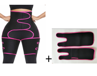 Adjustable sports belt with one-piece leg straps