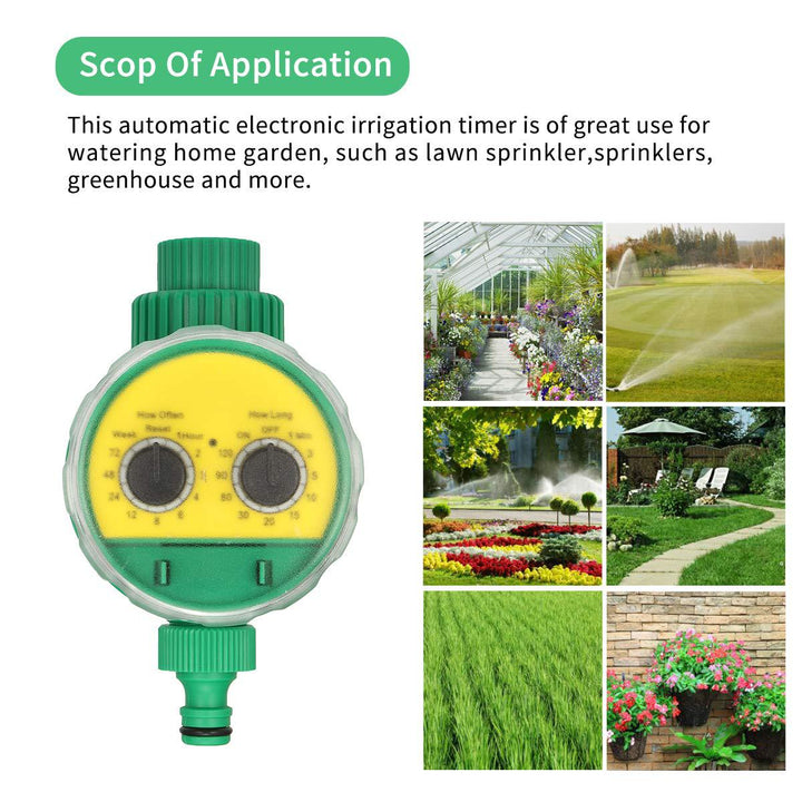 Programmable Garden Watering Timer LCD Display Automatic Irrigation Controller