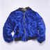 Set of blue velvet jacket couple youth jacket