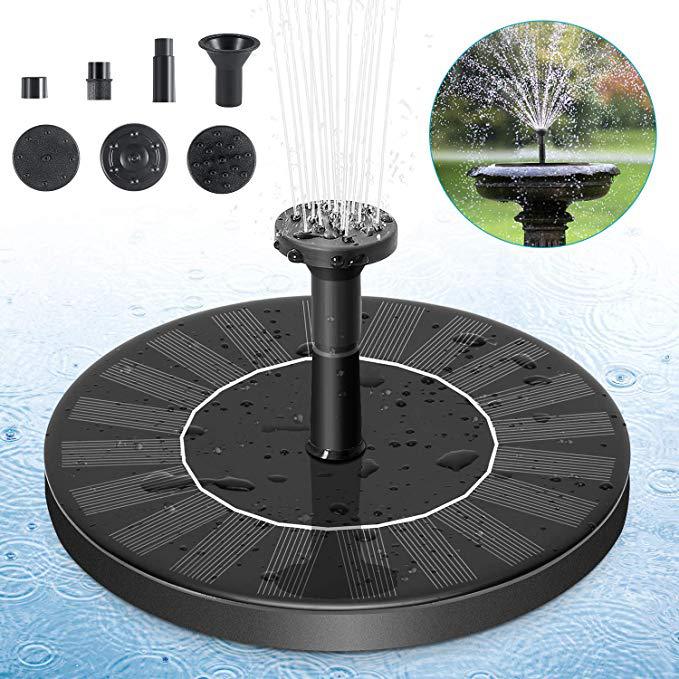 Solar Fountain Outdoor Garden Classic Round