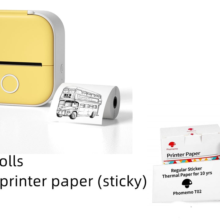 Portable Mini Thermal Label Printer