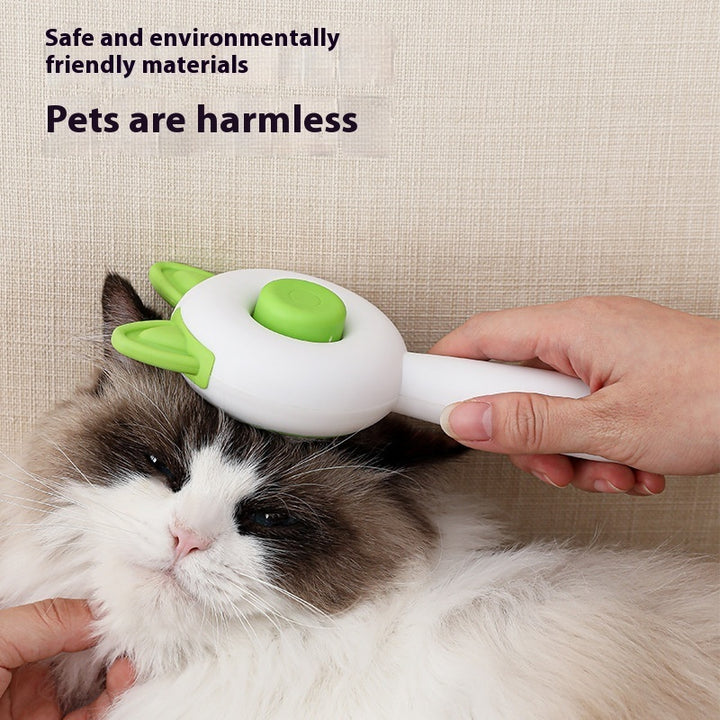 Pet hair removal brush