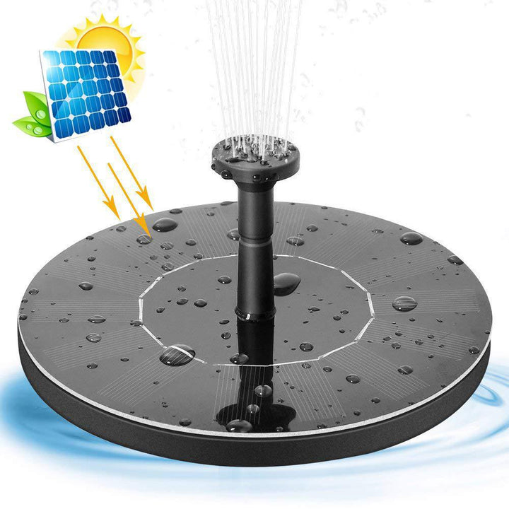 Solar Fountain Outdoor Garden Classic Round