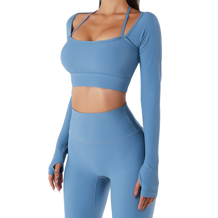 Sports Top Women's Quick- Slim Fit Skinny Long Sleeve