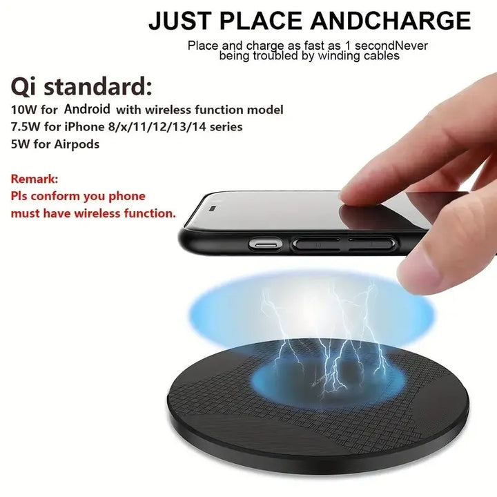 Wireless Charger Pad Stand Desktop