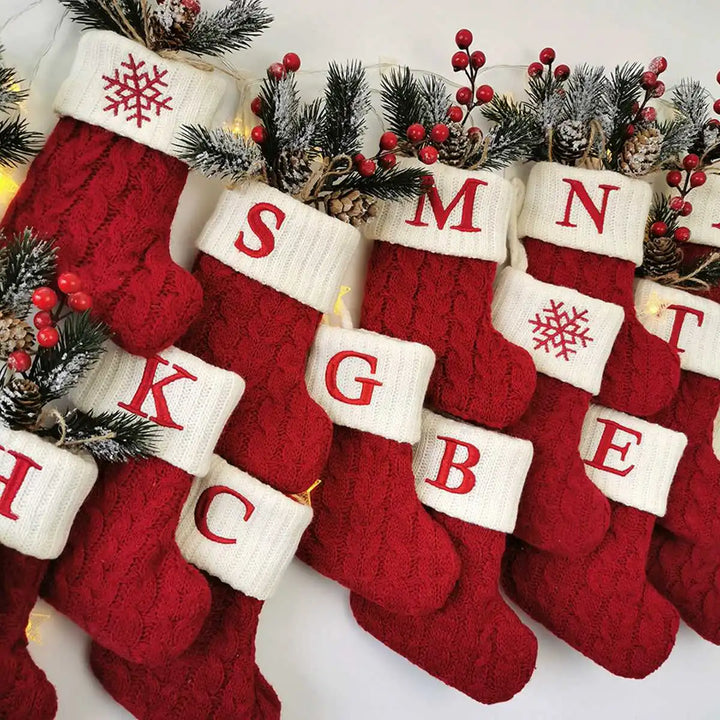 Stockings decorated for your Christmas