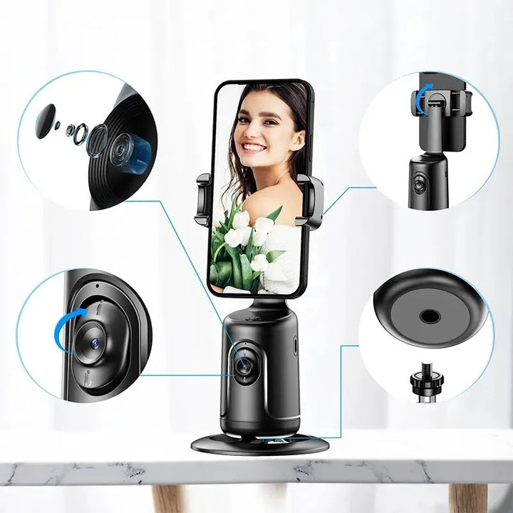 360 Auto Face Vlog Live Stabilizer Tripod