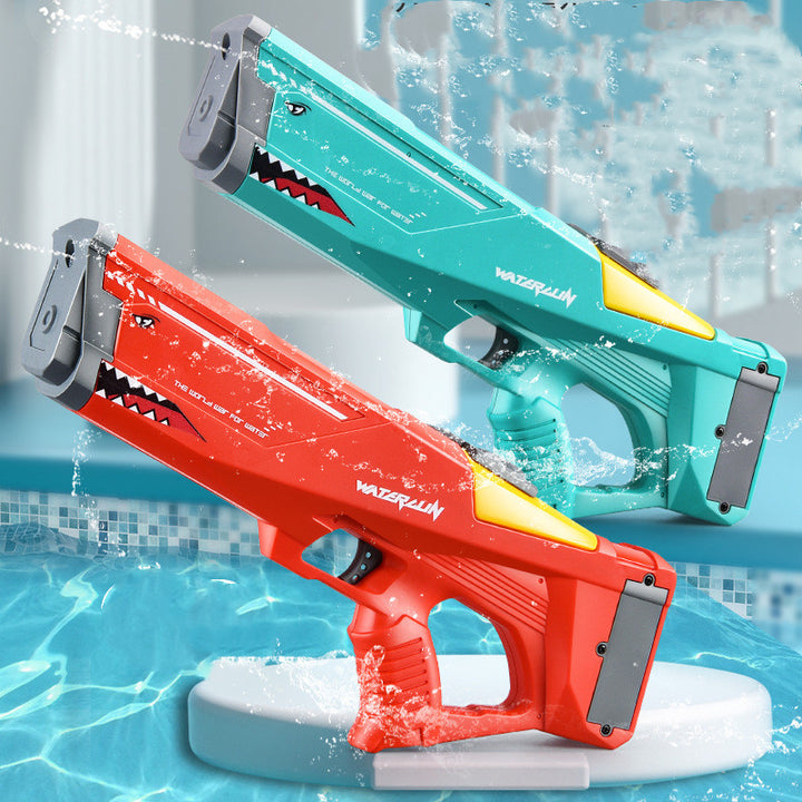 Automatic Electric Water Gun Toys Shark High Pressure Outdoor Summer Beach Toy Kids Adult Water Fight Pool Party Water Toy