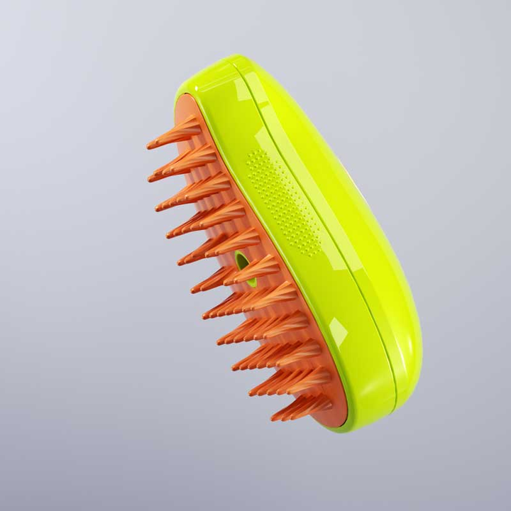 Steam brush for cats, dogs and cats